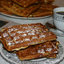 Творожные вафли с яблоками и изюмом