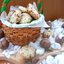 Сахарное печенье с грецким орехом