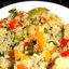 Салат с кускусом и овощами гриль