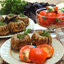 Закусочные кексы с куриной печенью и овощами