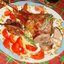 Запеченная баранья нога с розмарином
