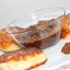 Сырники с фисташками и с соусом из инжира и красного вина