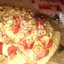 Пицца с копченой грудинкой