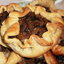 Слоеные пирожки с рыбой , грибами и рисом