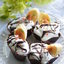 Десерт со сливками ,бананом и конфитюром