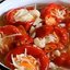 Перец, фаршированный капустой, в маринаде