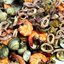Рагу из морепродуктов с изюмом и орехами