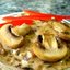 Свинина с шампиньонами