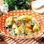 Подосиновики с картошкой и луком-пореем в сметане