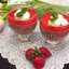 Суфле из замороженой клубники со сгущёным молоком