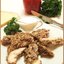 Куриное филе в ореховой корочке с мятным соусом