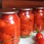 Помидоры половинками, маринованные с маслом