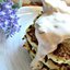 Кабачковые оладьи с козьим сыром и йогуртовым соусом