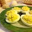 Яйца фаршированные сыром