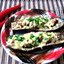 Баклажаны с мясом и грибами