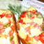 Мини-пицца с болгарским перцем и колбасой