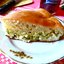 Заливной пирог с рыбой и рисом