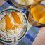 Макаронная запеканка с творогом и консервированным манго