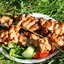 Куриный шашлык (маринад из томатов и пряной зелени)