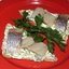 Бутерброды с рыбой и зеленым маслом