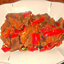 печень с овощами