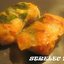 Рисовые блинчики с форелью, шпинатом и камамбером