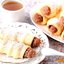 Песочные трубочки с кремом