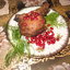 Фаршированное мясо в гранатовом соусе