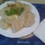 Вареники с картофелем и...с салом и...с луком)))