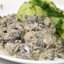 Сливочная курица с грибами