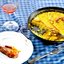 Паэлья с лангустином и гребешками