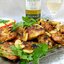 Куриные бедрышки на костре в соево-медовом маринаде с лимоном и карри