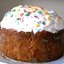 Кулич с белым изюмом
