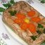 Паштет из ветчины с салатом в маринаде