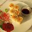 Русский ролл с морковью и консервированной сельдью