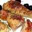Фаршированные куриные ножки с консервированным горошком