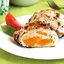 Рулетики куриные с консервированными персиками