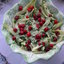 Салат с капустой , с сырной заправкой и шпинатом