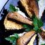 Чесночные гренки с яйцом и шпротами