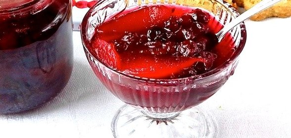 Варенье из клюквы с яблоками