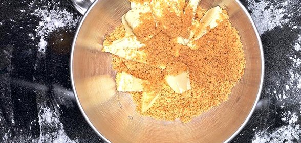 Песочный корж для чизкейка
