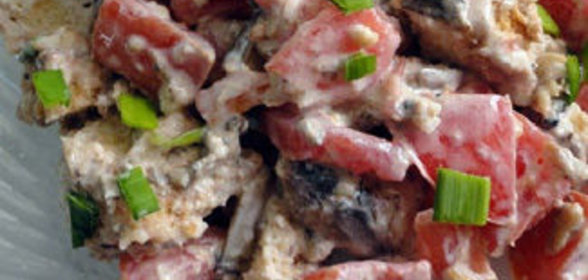 Салат с фасолью