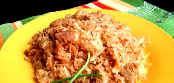 Тушеная квашеная капуста с мясом