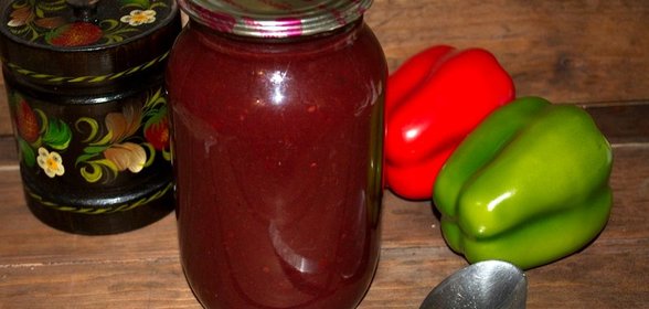 Соус ткемали с красной сливой