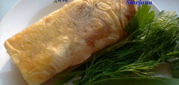 Шаурма с мясом и баклажанами