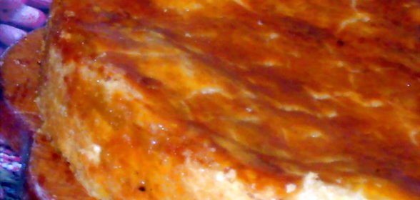 Закрытый яблочный пай с изюмом