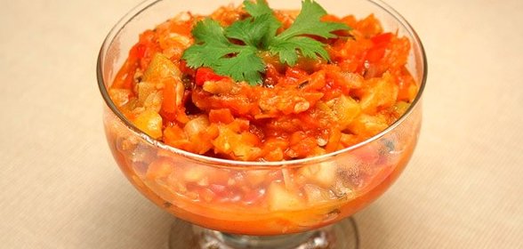 Икра кабачковая с яблоками