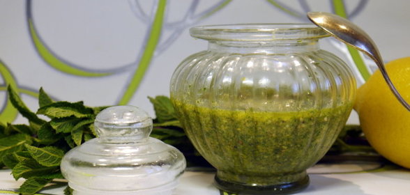 Мятно-лимонное песто