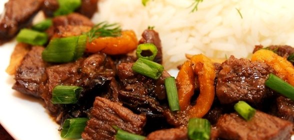 Говядина с курагой