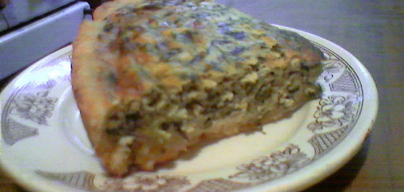 пирог со щавелем и зеленью